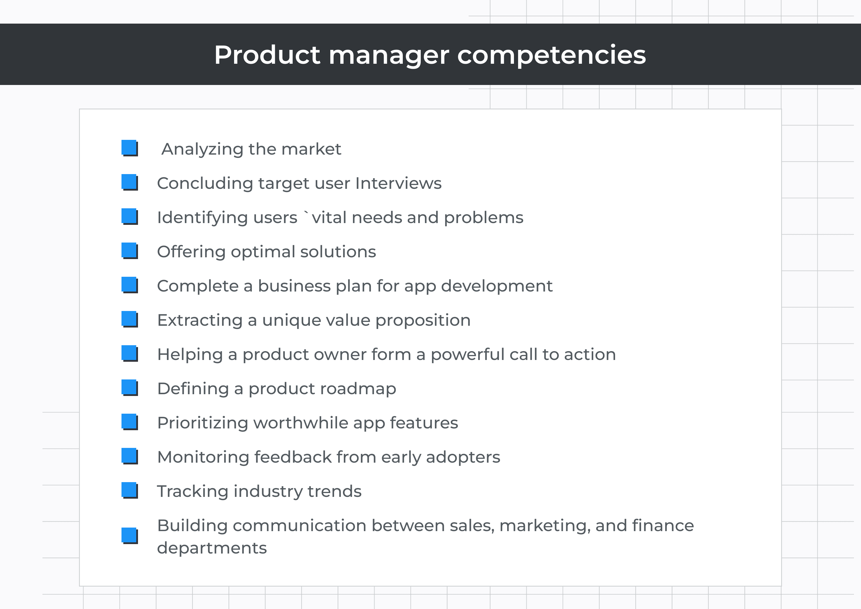 Product Manager Competencies