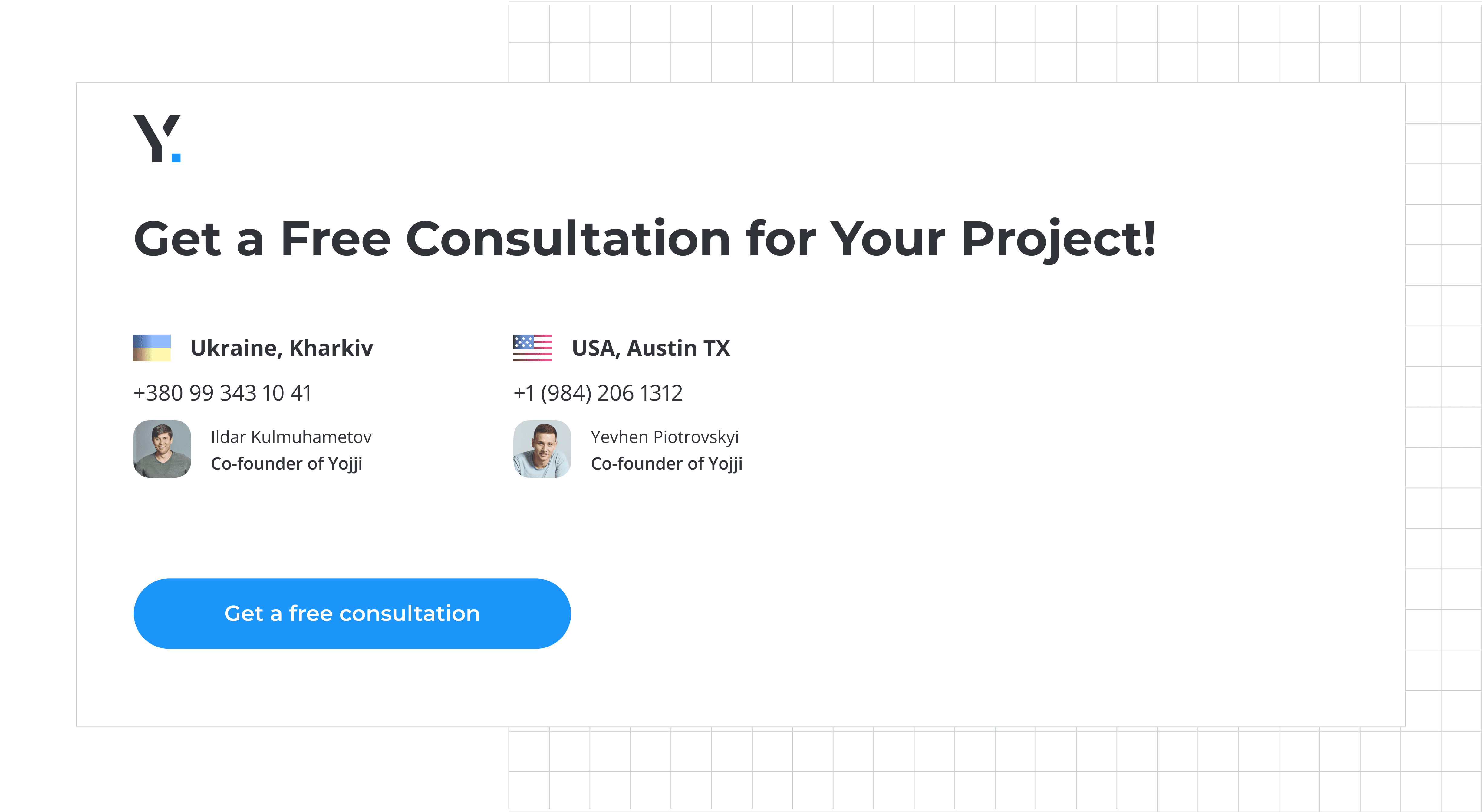Get a Free Consultation for Your Project